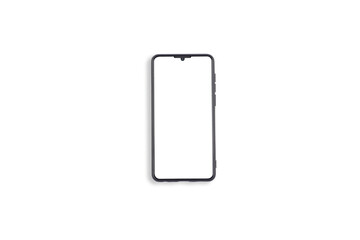 phone with white screen on white background