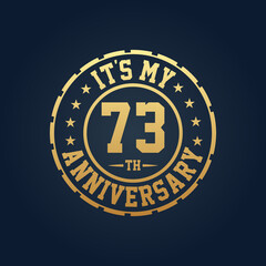 It's my 73rd Anniversary, 73rd Wedding Anniversary celebration