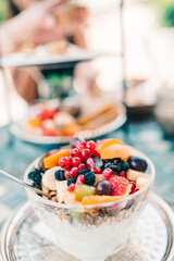 Arabisches Frühstück mit Obst