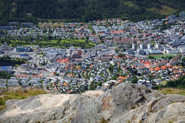 Solheim district in Bergen, Norway