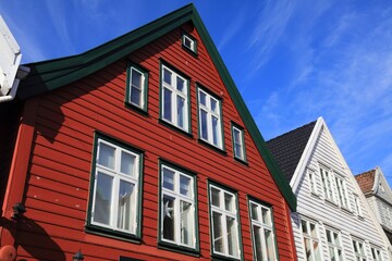 Fototapeta na wymiar Bergen, Norway - Bryggen street