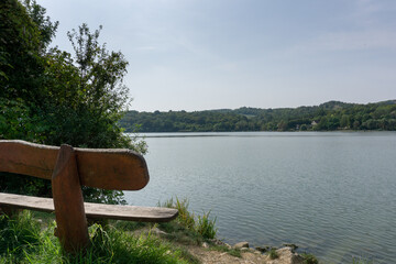 bench on the lake