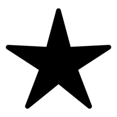 Stars Flat Icon Isolated On White Background