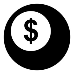 Obraz premium Circle And Sphere Flat Icon Isolated On White Background Flat Icon Isolated On White Background