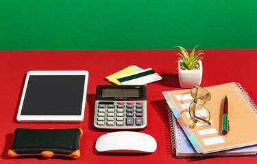 Items for accounting in the office