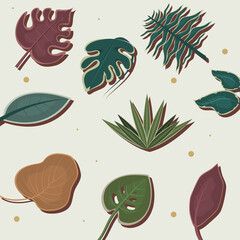 background leaves foliage