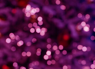 Blurred image of Christmas illumination.