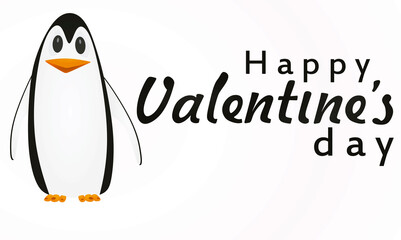 Happy Valentine's day card. vector illustration