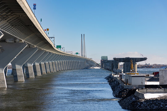 Ponts Champlain, nouveau et vieux
