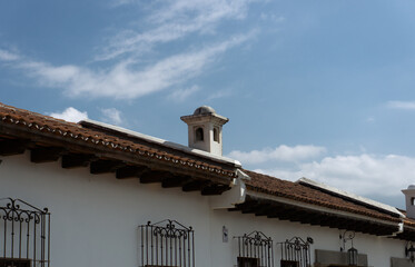 tejado de una casa de antigua guatemala