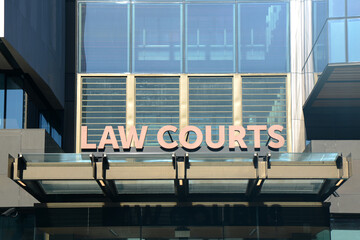 Signage for the High Court - 476653691