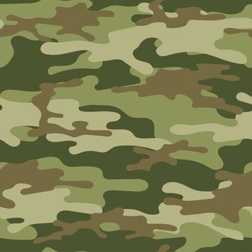army vector camouflage print, seamless pattern for clothing headband or print.