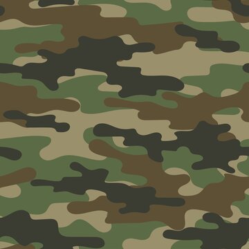 military camouflage green. vector seamless print. army camouflage for clothing or printing