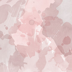 strokes of watercolor paint in pink tone for the holiday