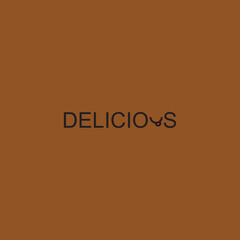 delicious smile food emoji logo