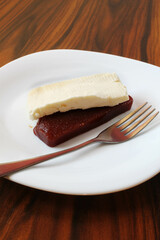 Guava paste and cheese. Typical brazilian dessert.
