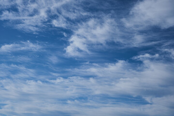 Cirrus clouds, soft clouds, natural background and texture	
