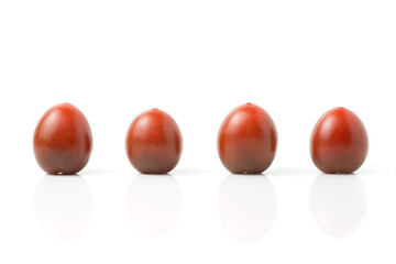 Fresh cherry tomato isolated on a white background     