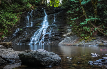 Chase River Falls on Vancouver Island BC Canada