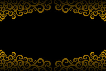 Beautiful colour design  OF classic and traditional batik ethnic flower floral and leaf frame  for wallpaper background ads or presentation template