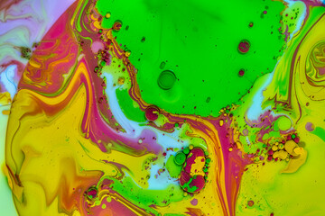 Oil and Paint Abstract