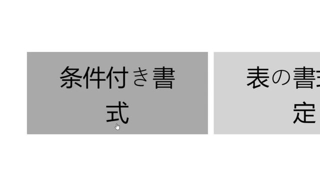 Japanese. Cursor Slides Over and Clicks Conditional Formatting to Highlight Data Spreadsheet. Mouse Pointer on Device Computer Monitor Screen Clicking Differentiate Information on Worksheet File