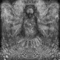Kali maa in black and white 