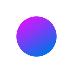 Circle gradient icon