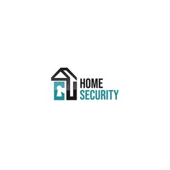 Modern design HOME SECURITY house logo design