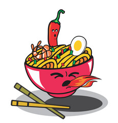 Japan Food lamen hot cute