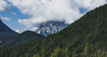 Naklejka premium Nationalpark Belluneser Dolomiten
