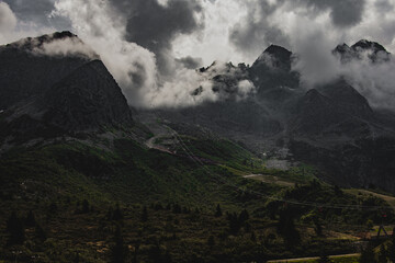 Seilbahn in Ponte di Legno in Italien