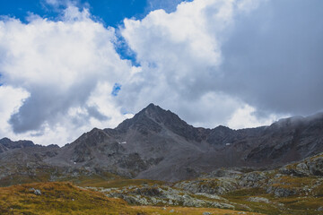 Landschaft am Gaviapass in Italien