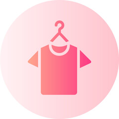 clean clothes gradient icon