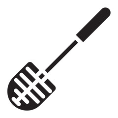 toilet brush glyph icon