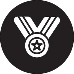 Medalprize glyph icon