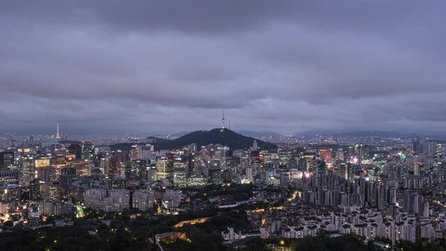 cloudy day in seoul 흐린 하늘의 서울풍경