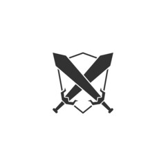 Fototapeta na wymiar Sword logo vector templates