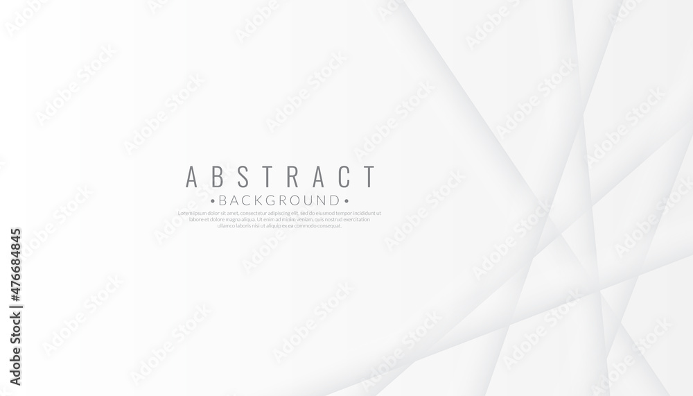 Poster abstract white color background. modern gradient lines stripe pattern template wallpaper. vector ill