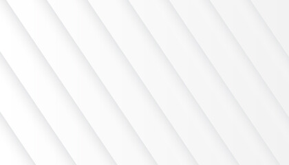 Obraz premium Abstract white color background. Modern gradient lines horizontal stripes pattern template wallpaper. Vector illustration.