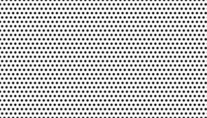 Seamless pattern of small black polka dots white background. Minimalist style. Vector illustration.