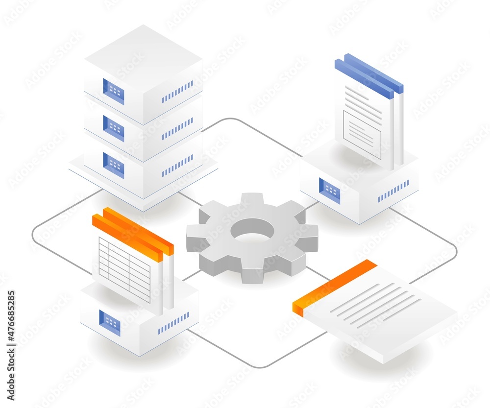 Poster Cloud server process document database network