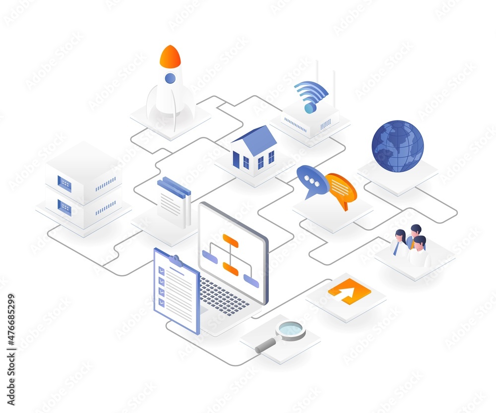 Poster Computer network control system