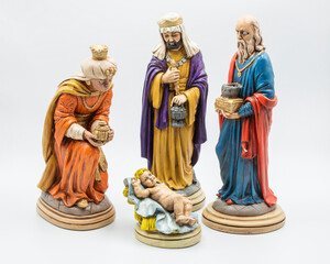 Christmas Nativity Scene with Baby Jesus