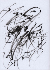 シュール墨絵01