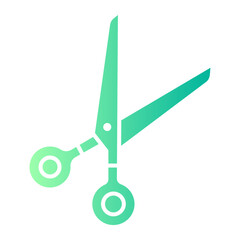 scissors gradient icon