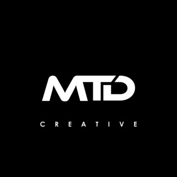 MTD Letter Initial Logo Design Template Vector Illustration