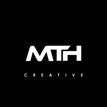 MTH Letter Initial Logo Design Template Vector Illustration