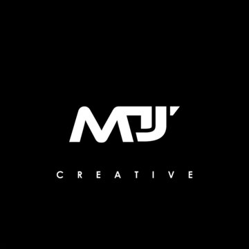 MTJ Letter Initial Logo Design Template Vector Illustration