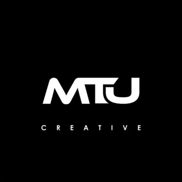 MTU Letter Initial Logo Design Template Vector Illustration